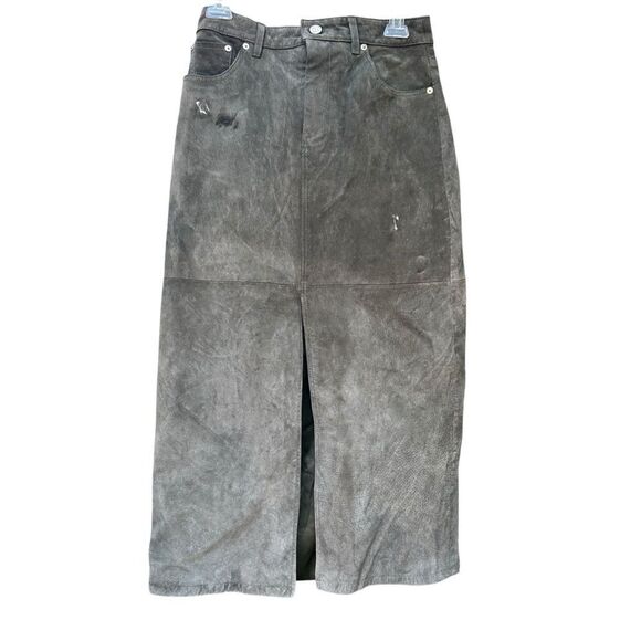 BLANKNYC Suede Leather Skirt Size 29 - Picture 1 of 6